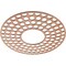 Ekena Millwork Fink Wood Fretwork Pierced Ceiling Medallion, Cherry, 26"OD x 9 1/2"ID x 3/8"T CMWP26X26X0375FFCH - alternate 2